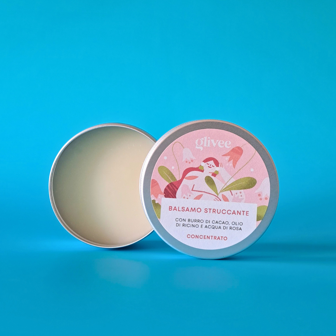 Balsamo struccante concentrato - Con burro di cacao, olio di ricino e acqua di rosa