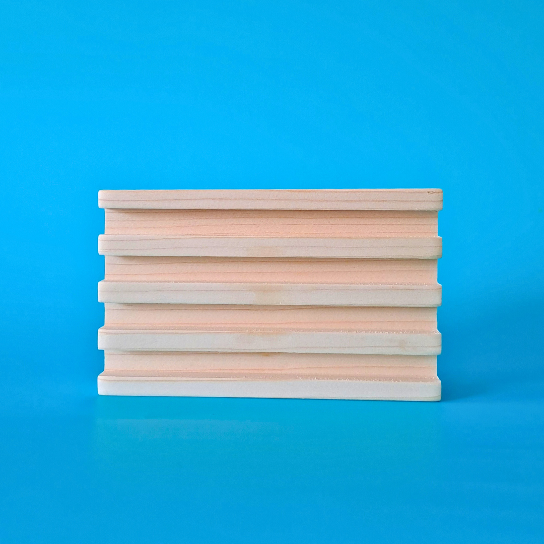 Poggia Sapone artigianale in legno di abete PEFC