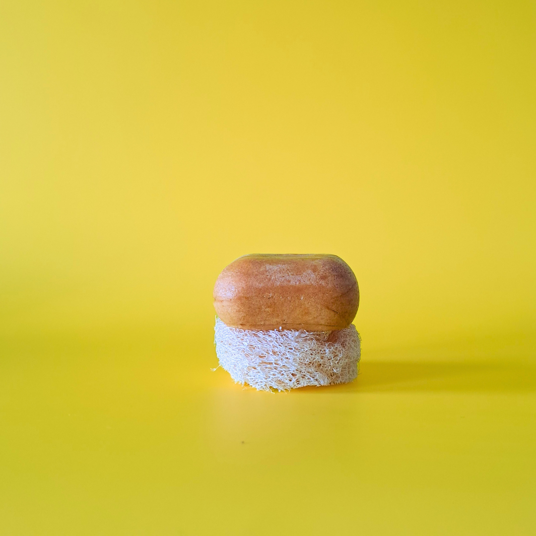 Bagnoschiuma solido goloso - Con burro di karitè, olio di cocco e argilla bianca