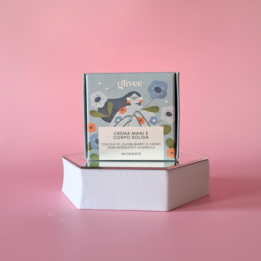 Crema mani e corpo solida nutriente - Al profumo di tiarè