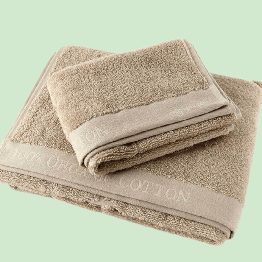 Coppia asciugamani in cotone bio Asciugamano MyMami    - Glivee