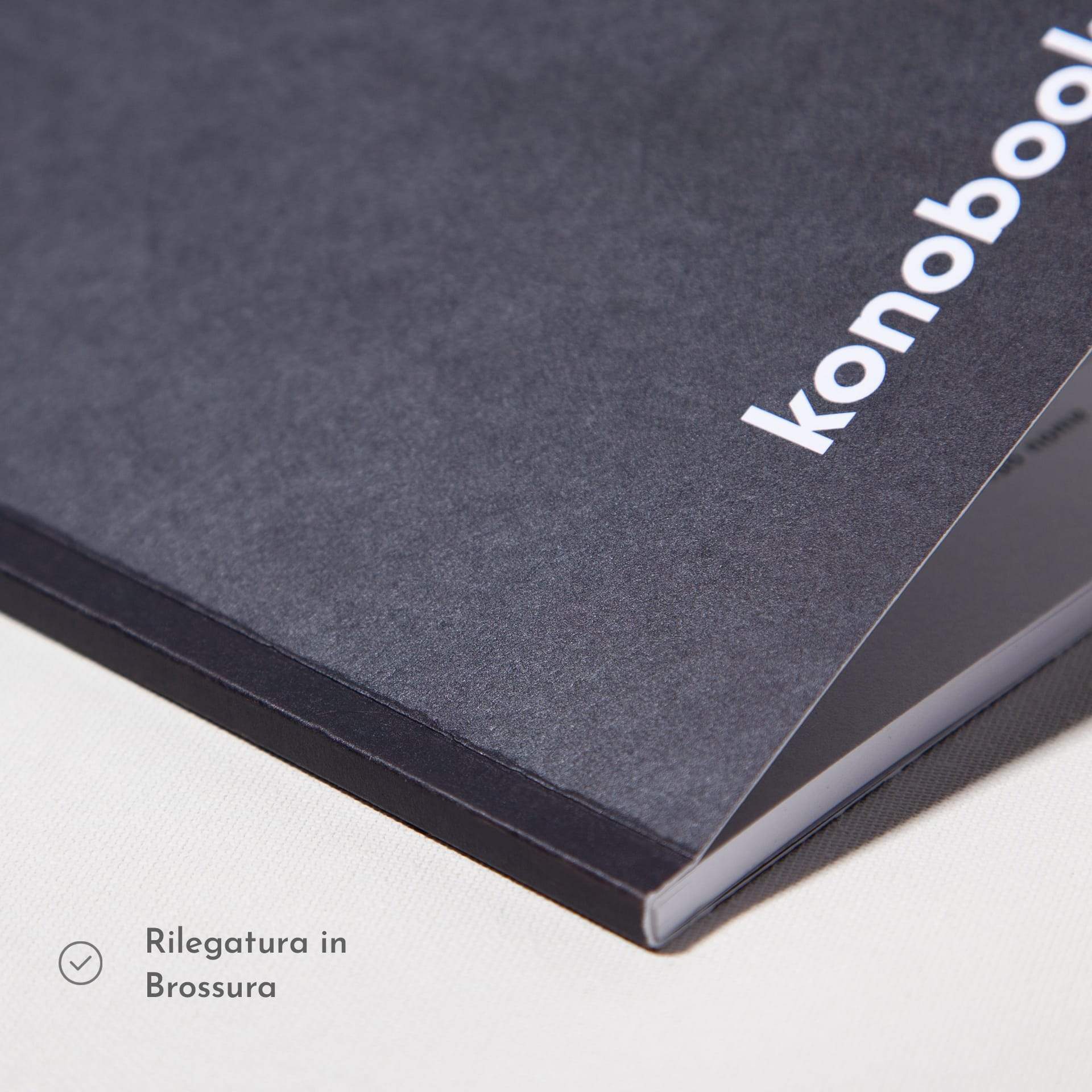 Quaderno puntinato in carta riciclata BasicBlack - Konobooks – Glivee