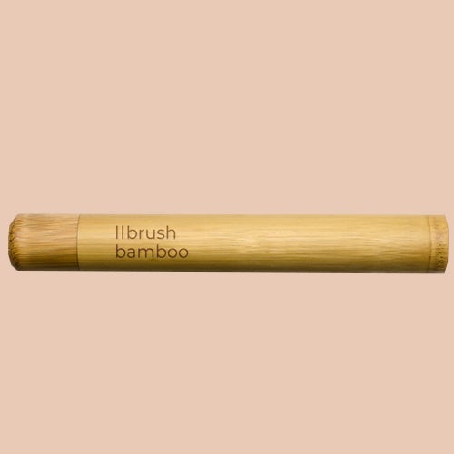 Porta spazzolino da viaggio in bambù Spazzolino Brush Bamboo    - Glivee