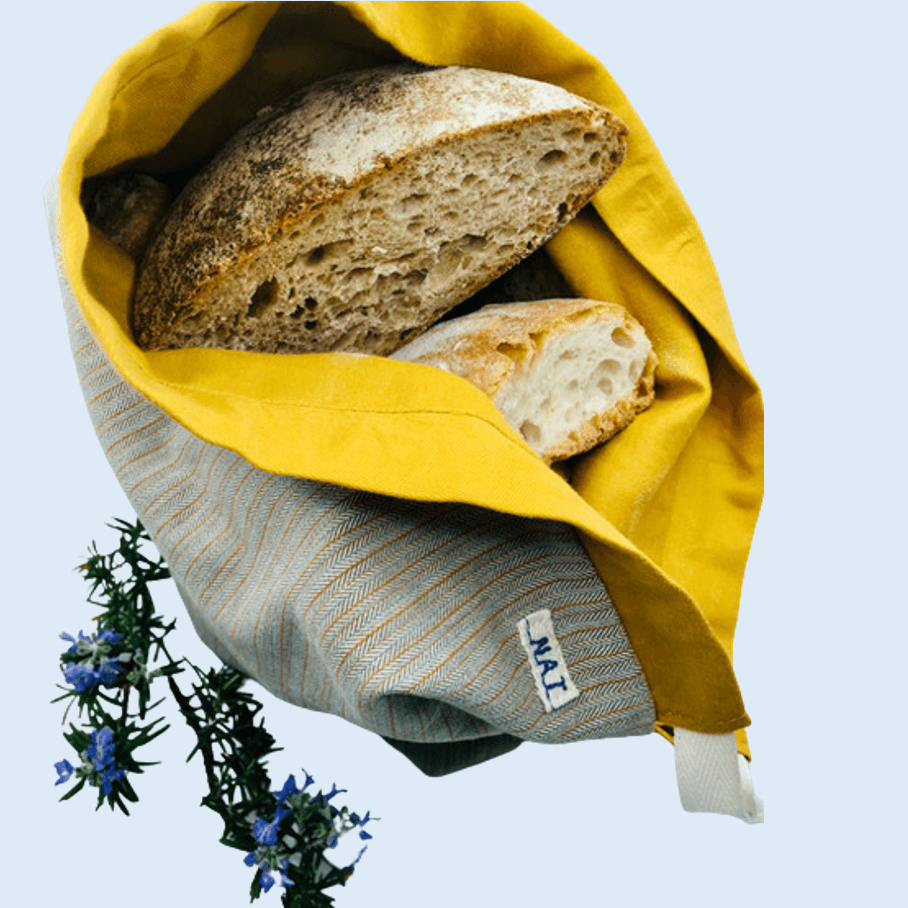 2 Pcs Borsa Del Pane Sacca Di Riutilizzabile Sacchetti Per Fatto in 2 Pcs Borsa Del Pane Sacca Di Riutilizzabile Sacchetti Per Fatto in