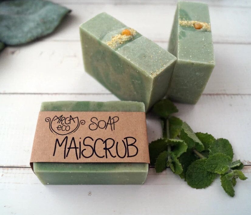 Sapone artigianale esfoliante - Maiscrub Sapone corpo ArcaEco    - Glivee