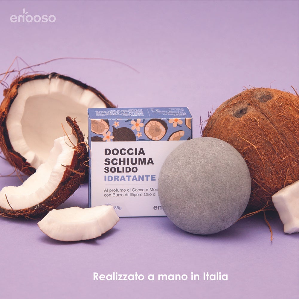 Doccia Schiuma Solido IDRATANTE Bagnoschiuma Enooso    - Glivee