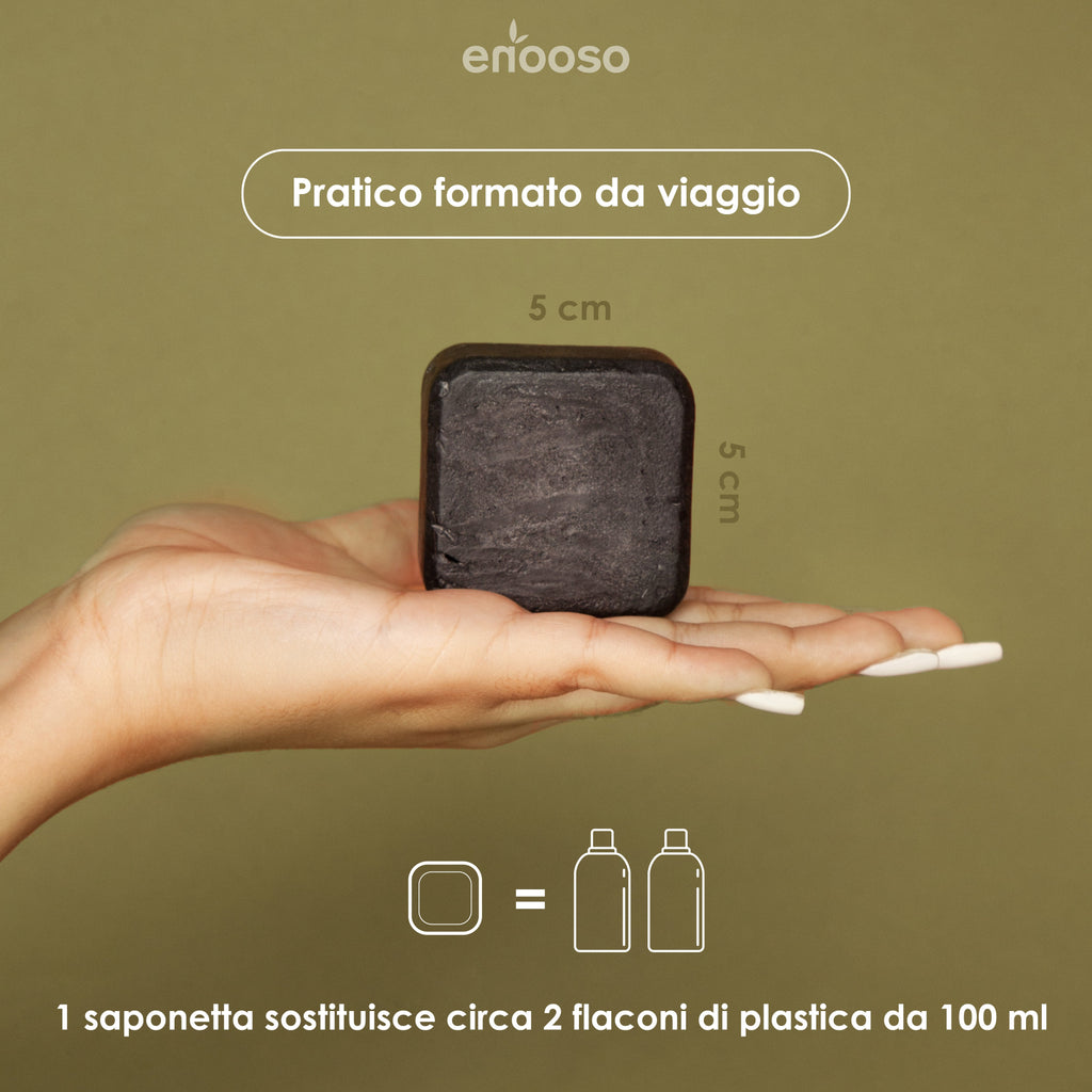 Set shampoo solido nutriente x2 Shampoo Enooso    - Glivee